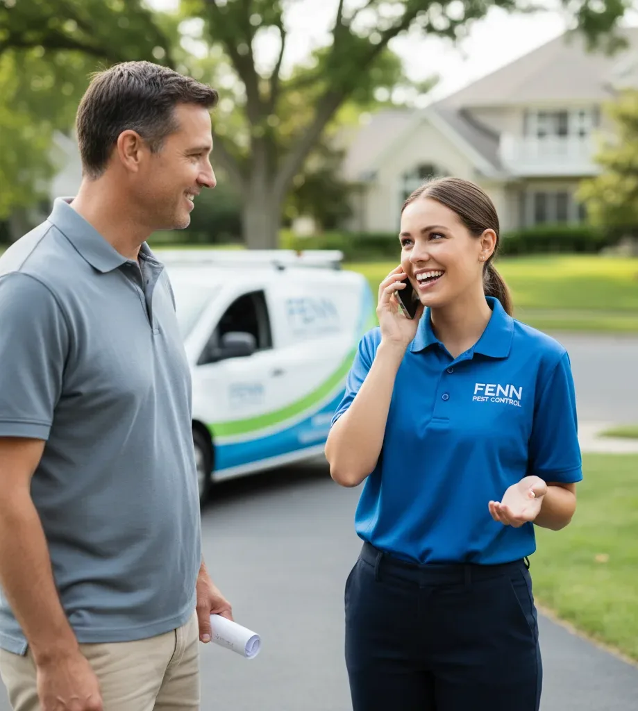 Fenn Pest Control customer support in Sharon
